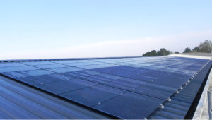 La centrale photovoltaïque solaire de Penestin dans le Morbihan