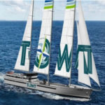 un des projets de bateaux à voile, ici un 4 mats "classique"