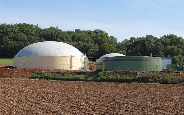 Exemple d'unité de méthanisation agricole